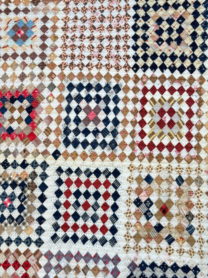 Amazing 9040 plus Blocks, One Patch 3/4 Inch Blocks Patchwork Quilt
