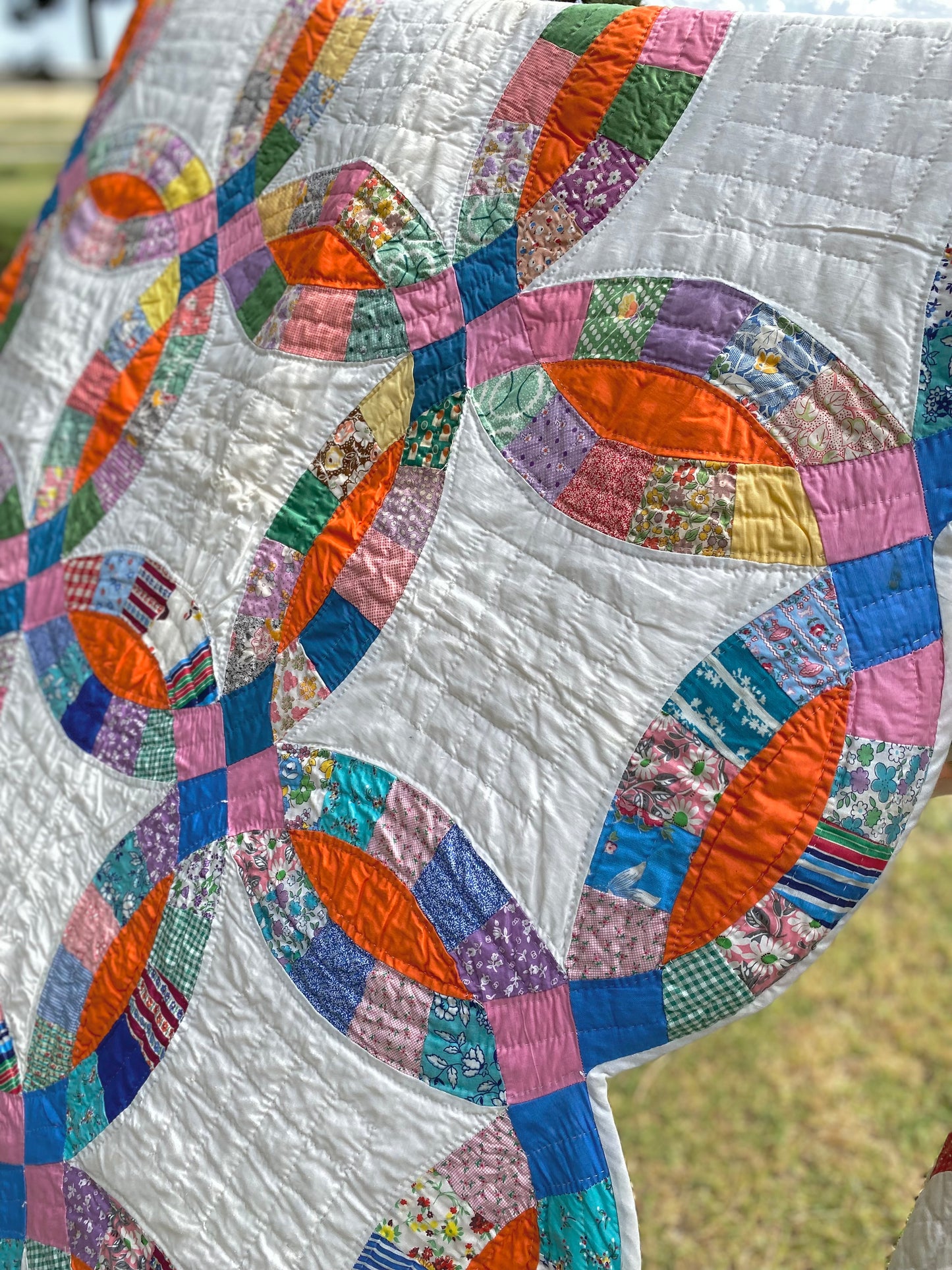 Double Wedding Ring Quilt