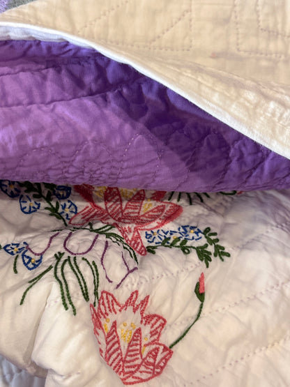 Months and Flowers of the Year Quilt