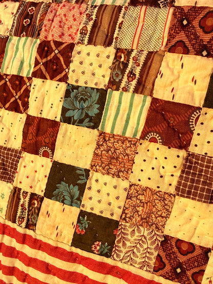Superb Postage Stamp Patchwork Quilt