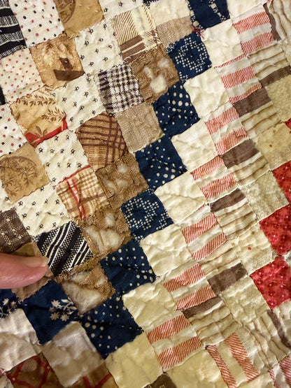 Amazing 9040 plus Blocks, One Patch 3/4 Inch Blocks Patchwork Quilt