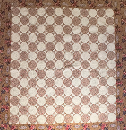 A Standout Chintz Octagons Quilt with Border