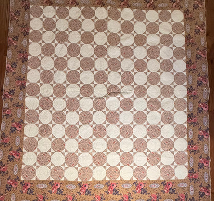 A Standout Chintz Octagons Quilt with Border