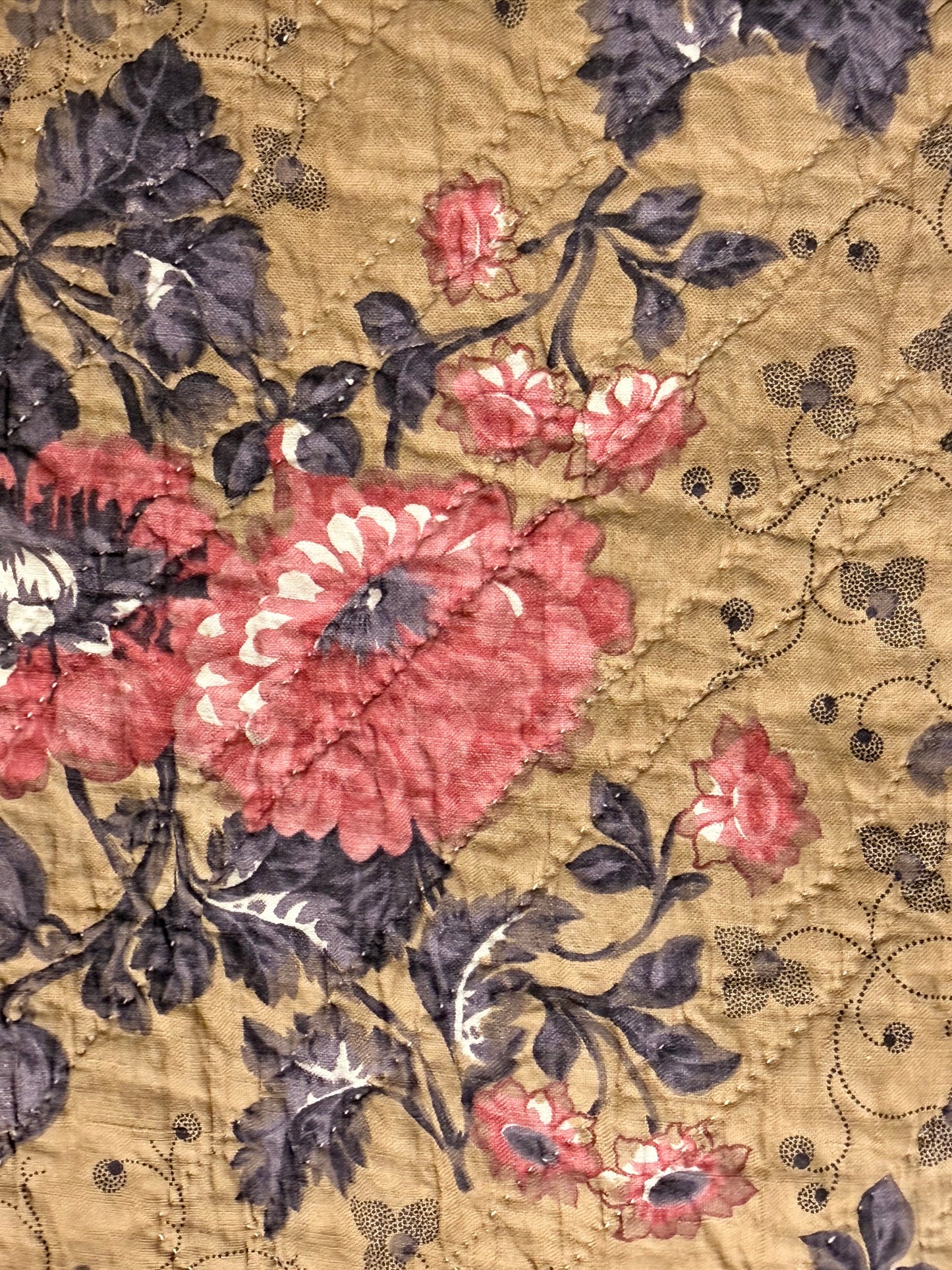 A Standout Chintz Octagons Quilt with Border
