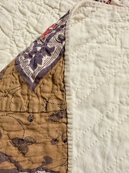 A Standout Chintz Octagons Quilt with Border