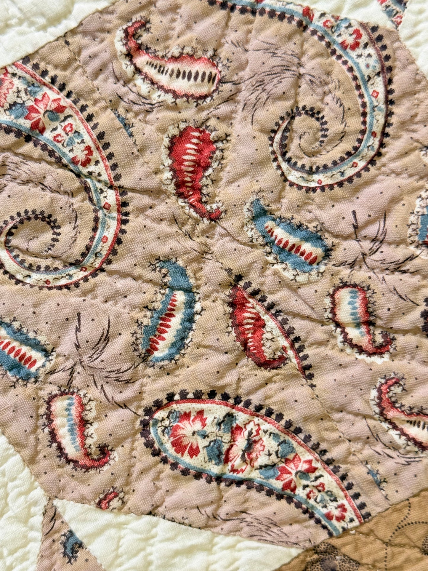 A Standout Chintz Octagons Quilt with Border
