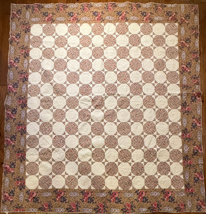 A Standout Chintz Octagons Quilt with Border