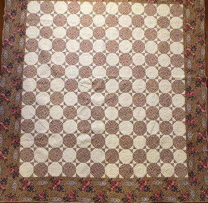 A Standout Chintz Octagons Quilt with Border