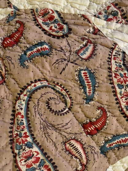 A Standout Chintz Octagons Quilt with Border