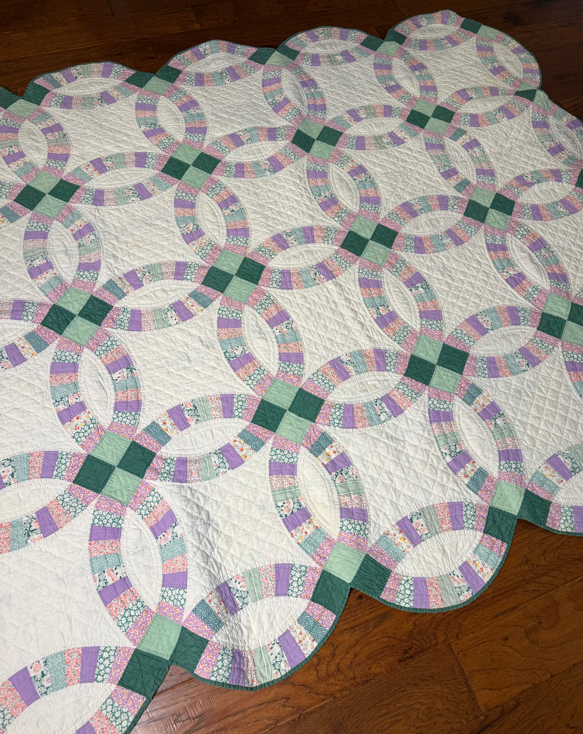 Double Wedding Ring Quilt