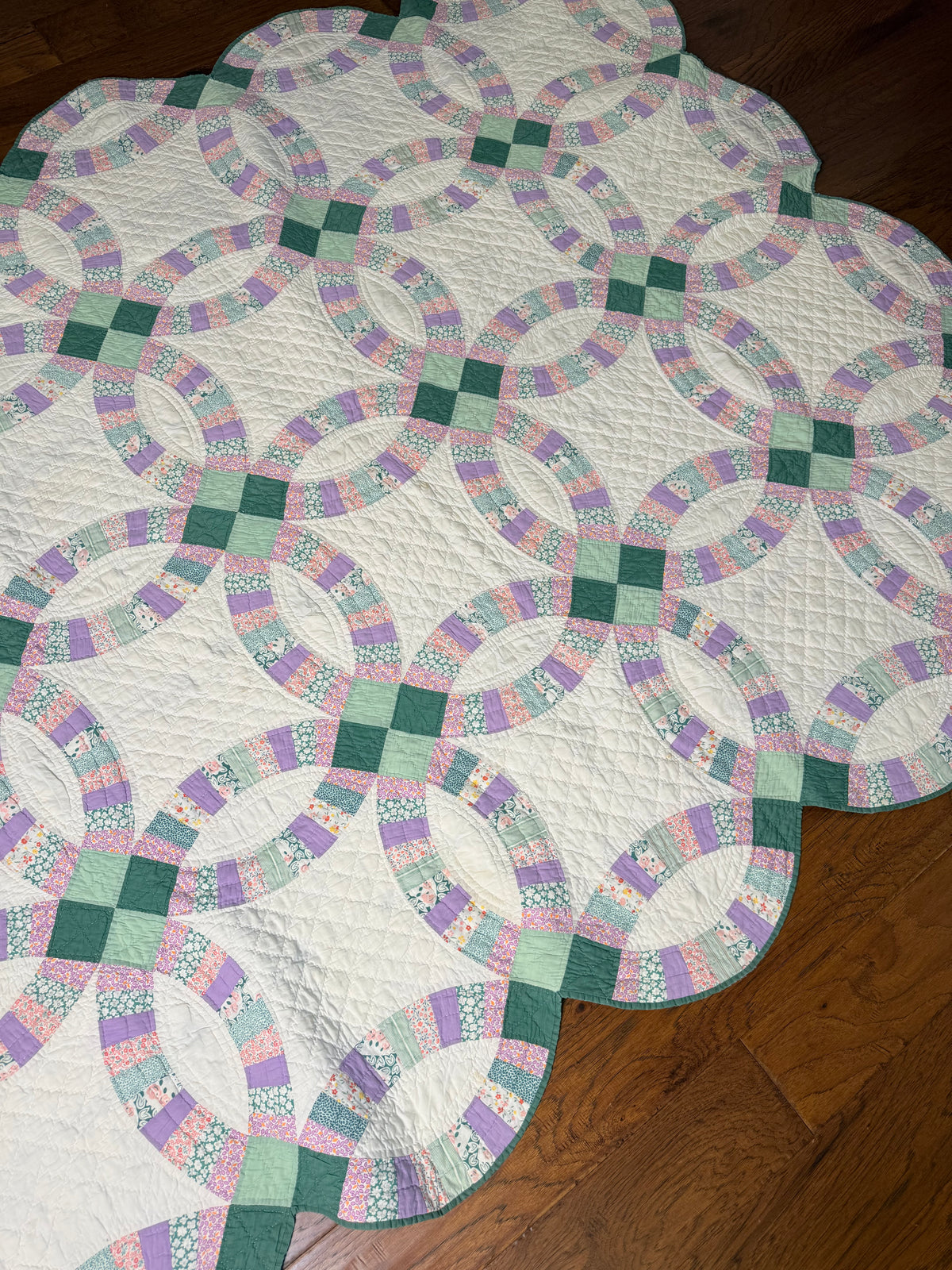 Double Wedding Ring Quilt