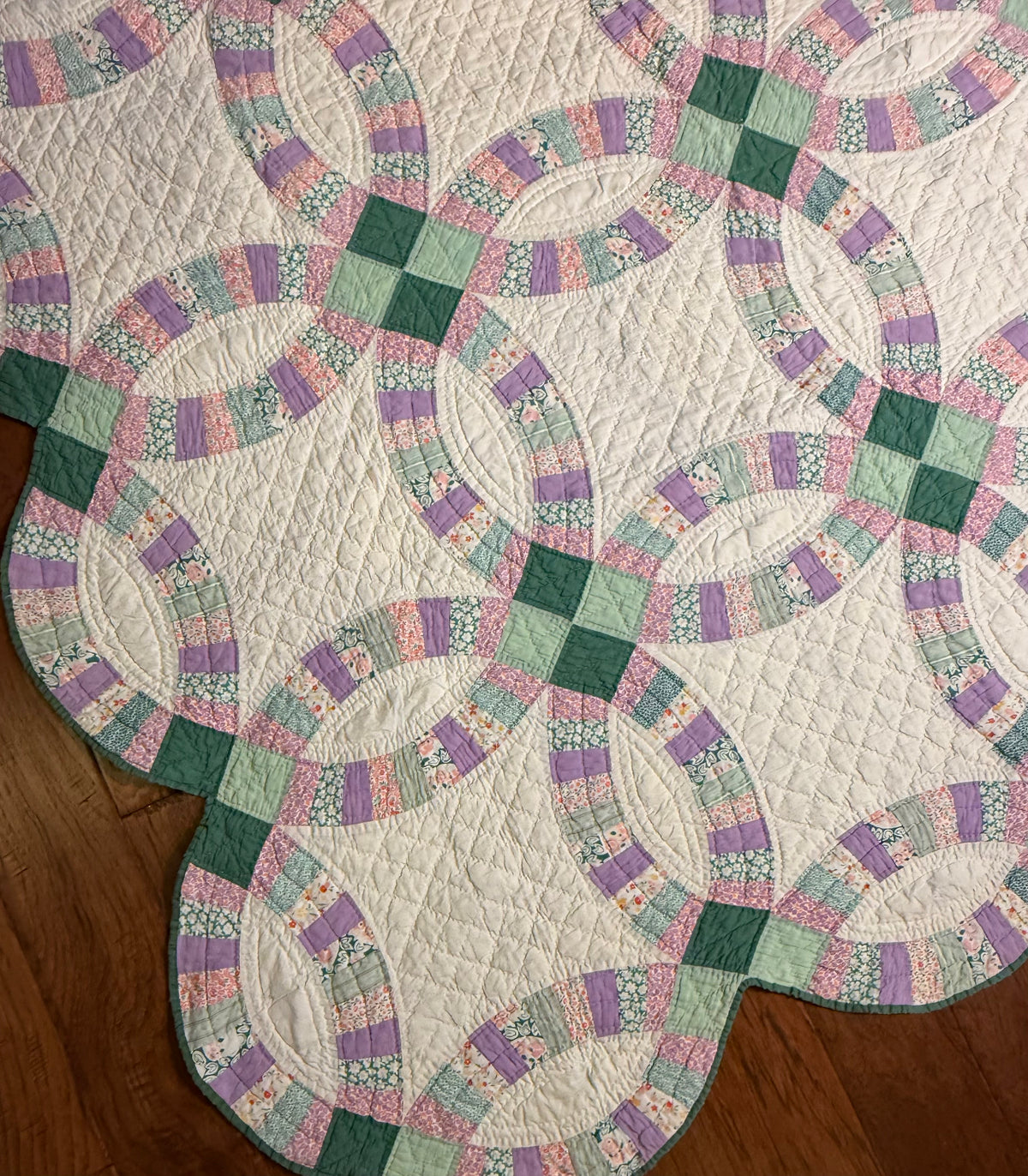 Double Wedding Ring Quilt
