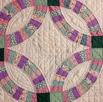 Double Wedding Ring Quilt