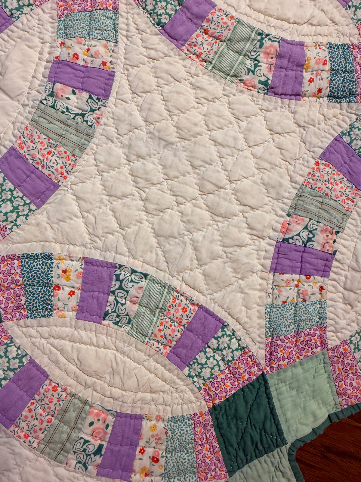 Double Wedding Ring Quilt