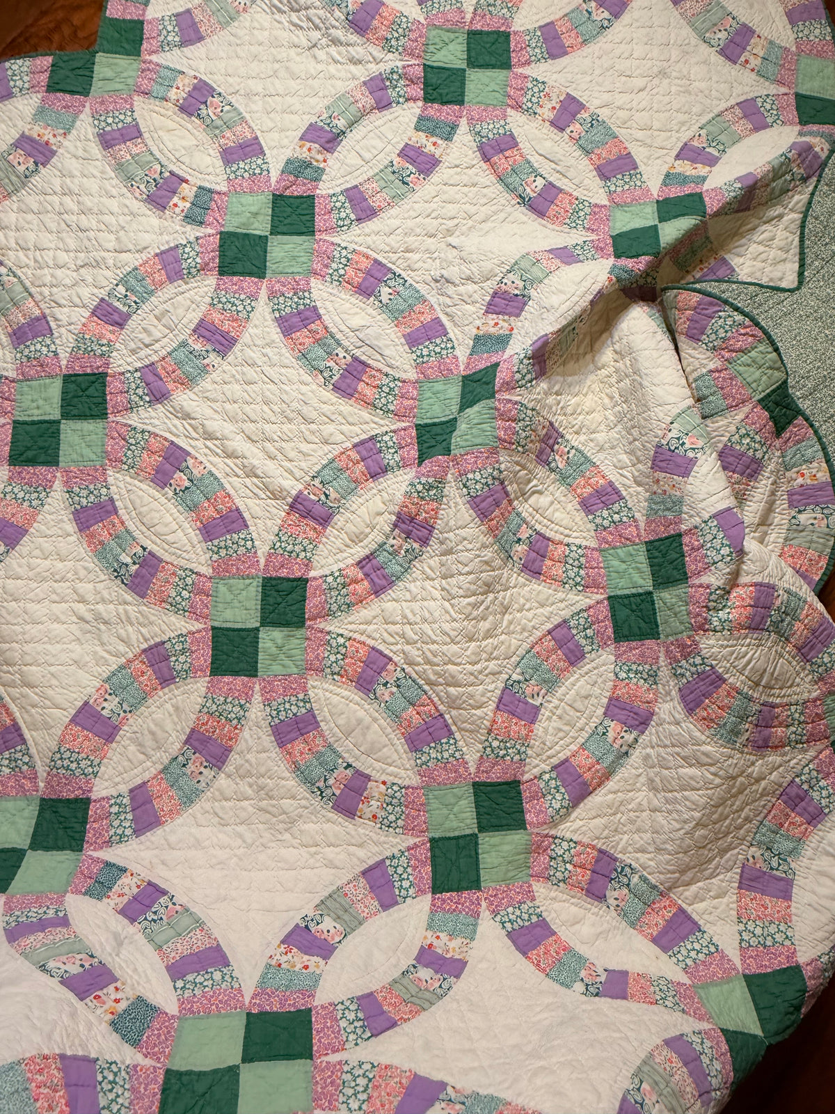 Double Wedding Ring Quilt