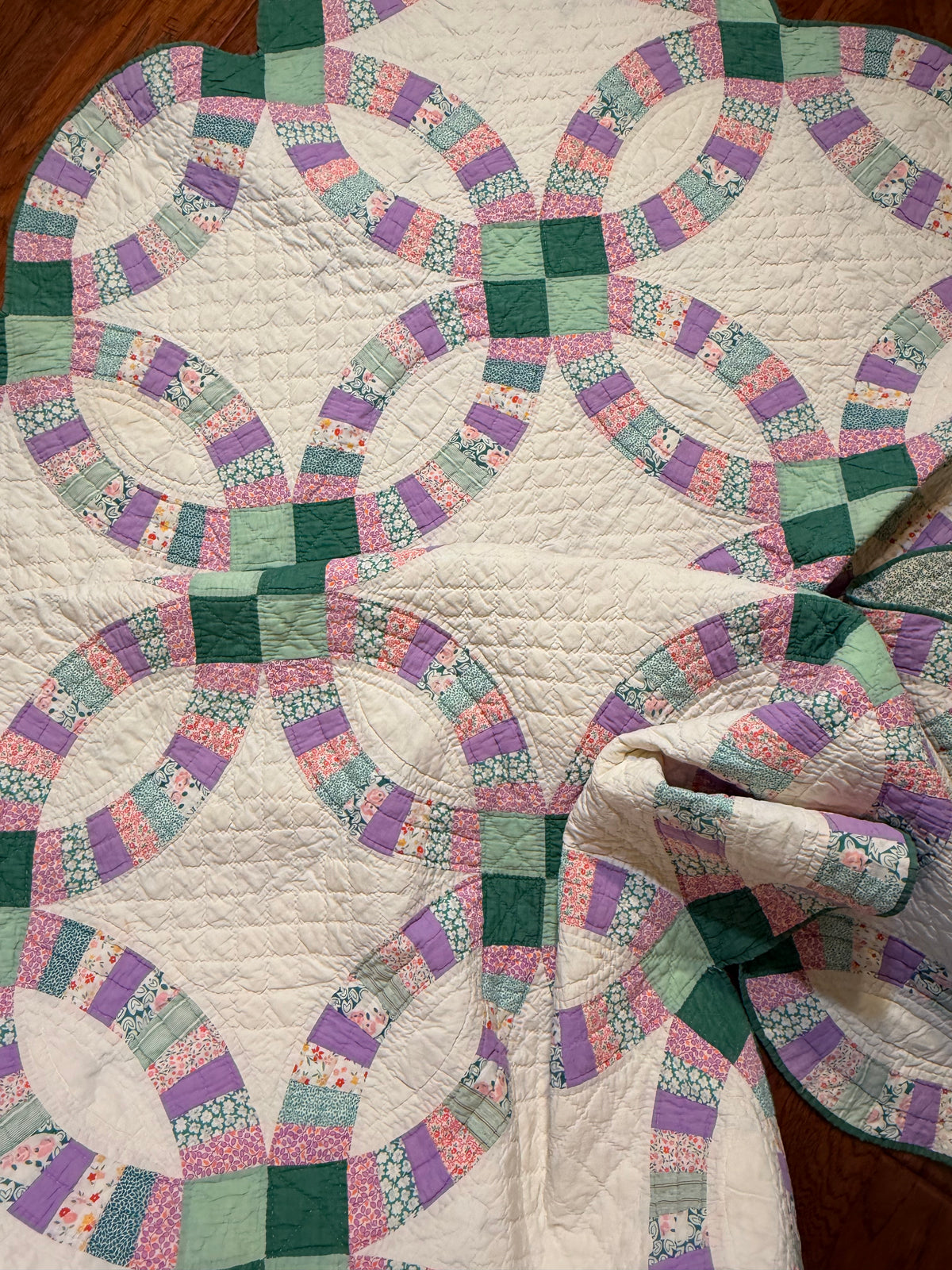 Double Wedding Ring Quilt