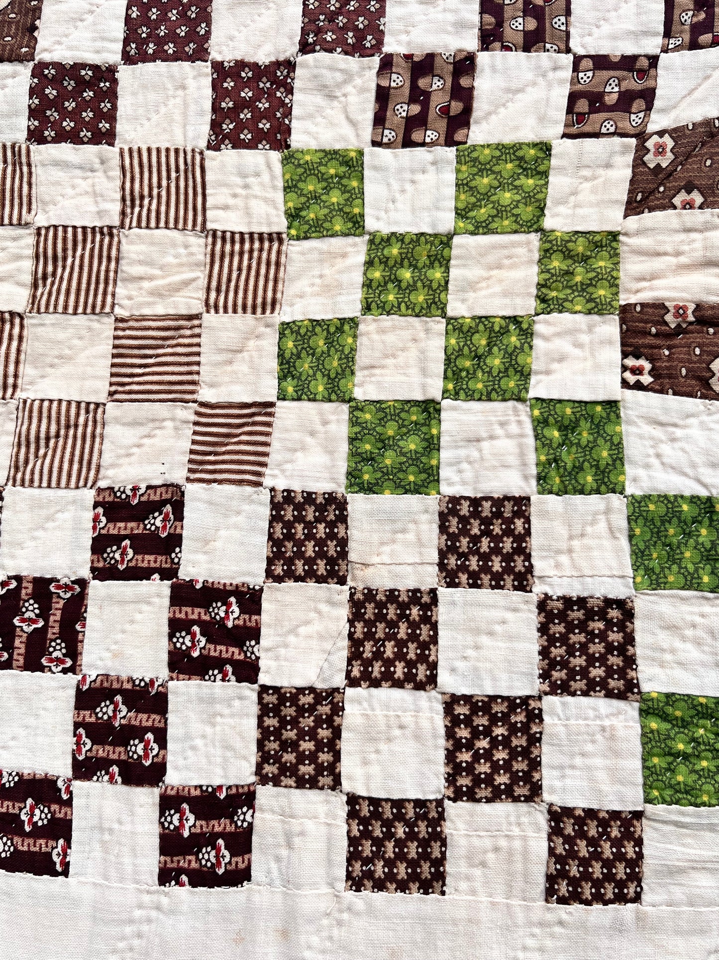 Early Postage  Stamp One Patch Quilt
