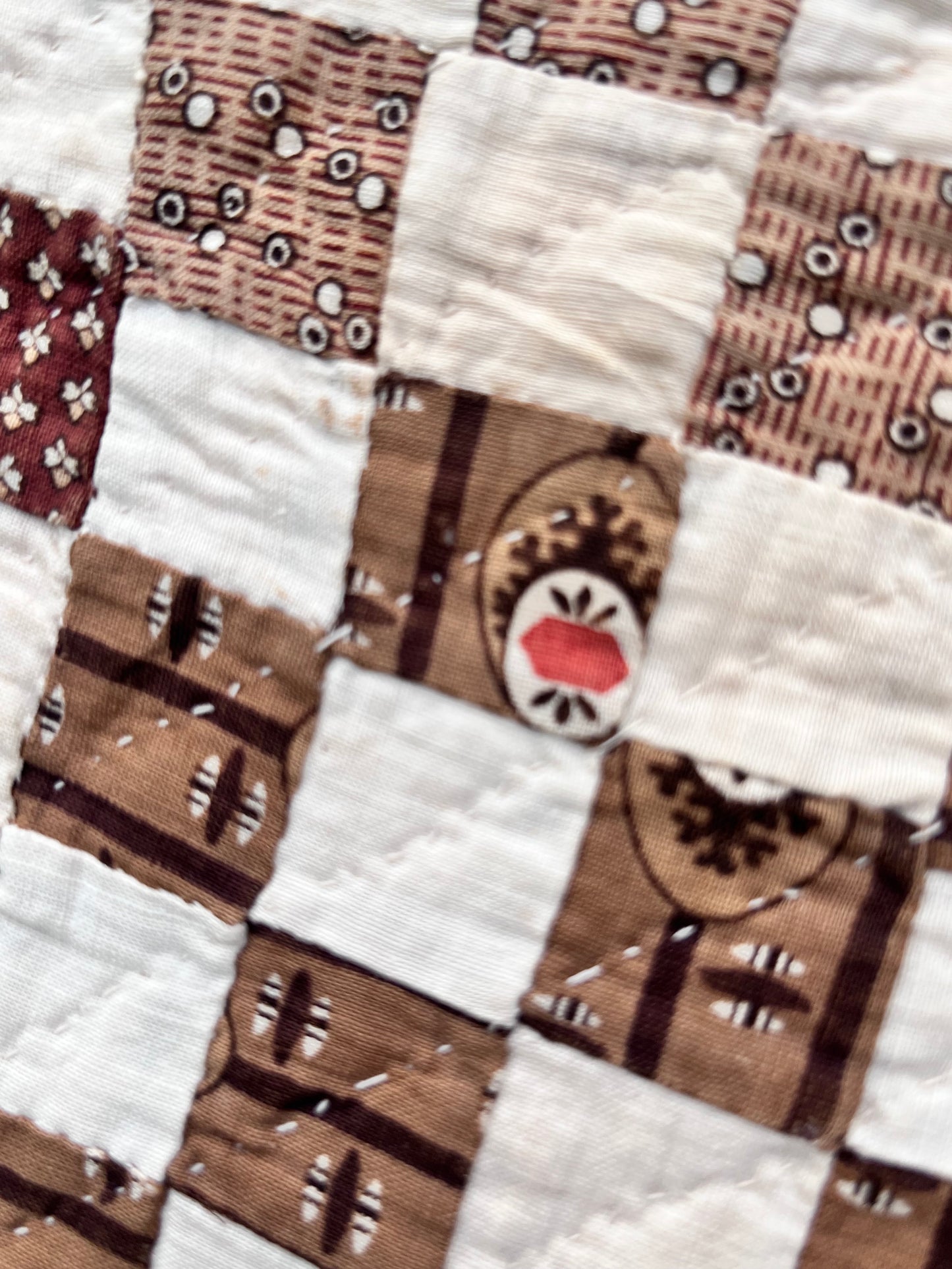 Early Postage  Stamp One Patch Quilt