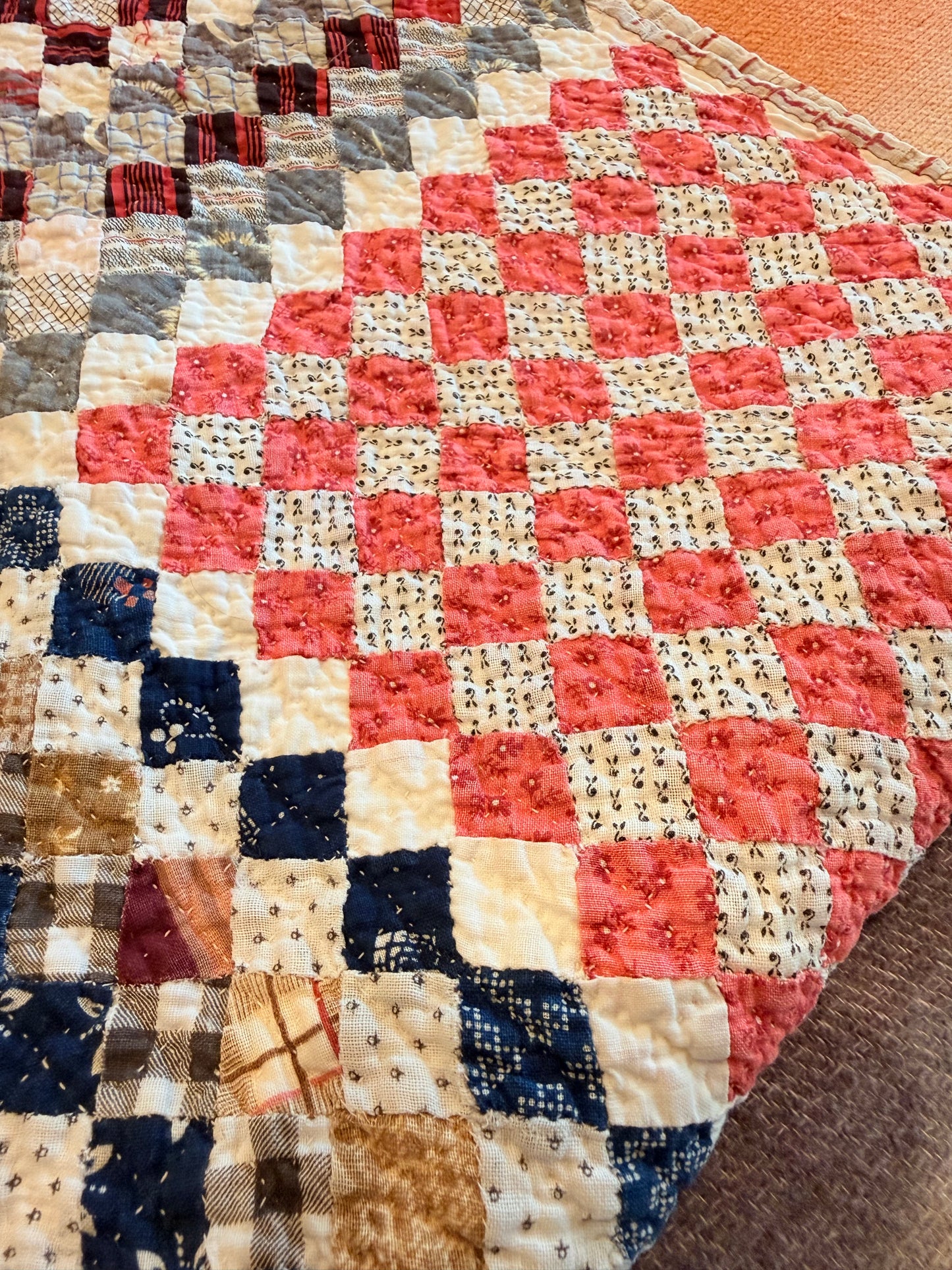 Amazing 9040 plus Blocks, One Patch 3/4 Inch Blocks Patchwork Quilt