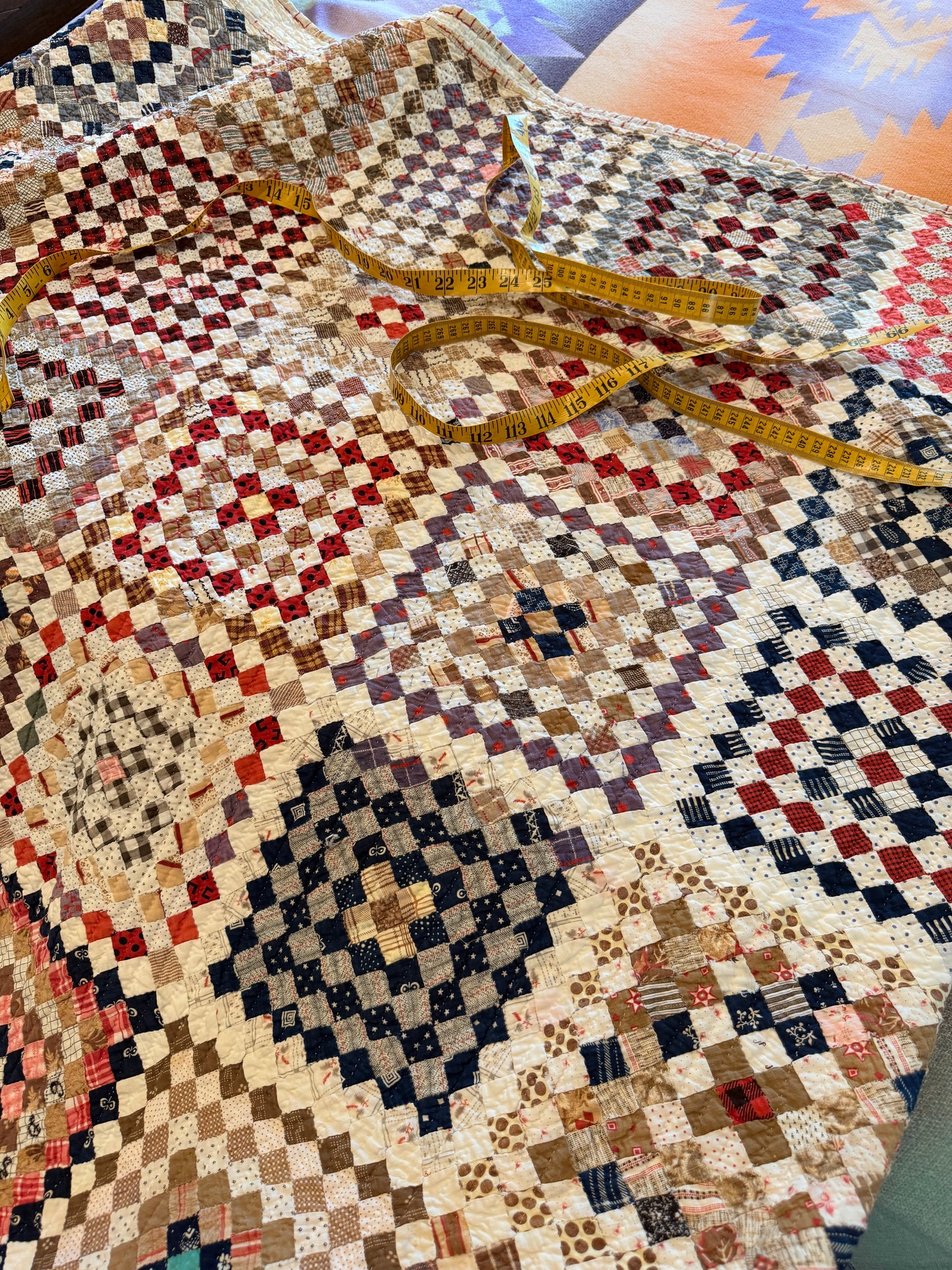 Amazing 9040 plus Blocks, One Patch 3/4 Inch Blocks Patchwork Quilt