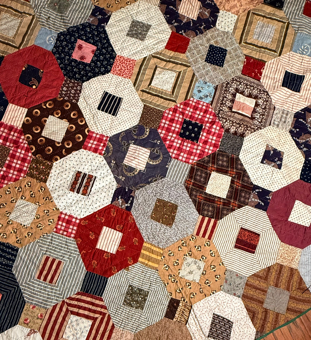 Outstanding Early Octagons Quilt