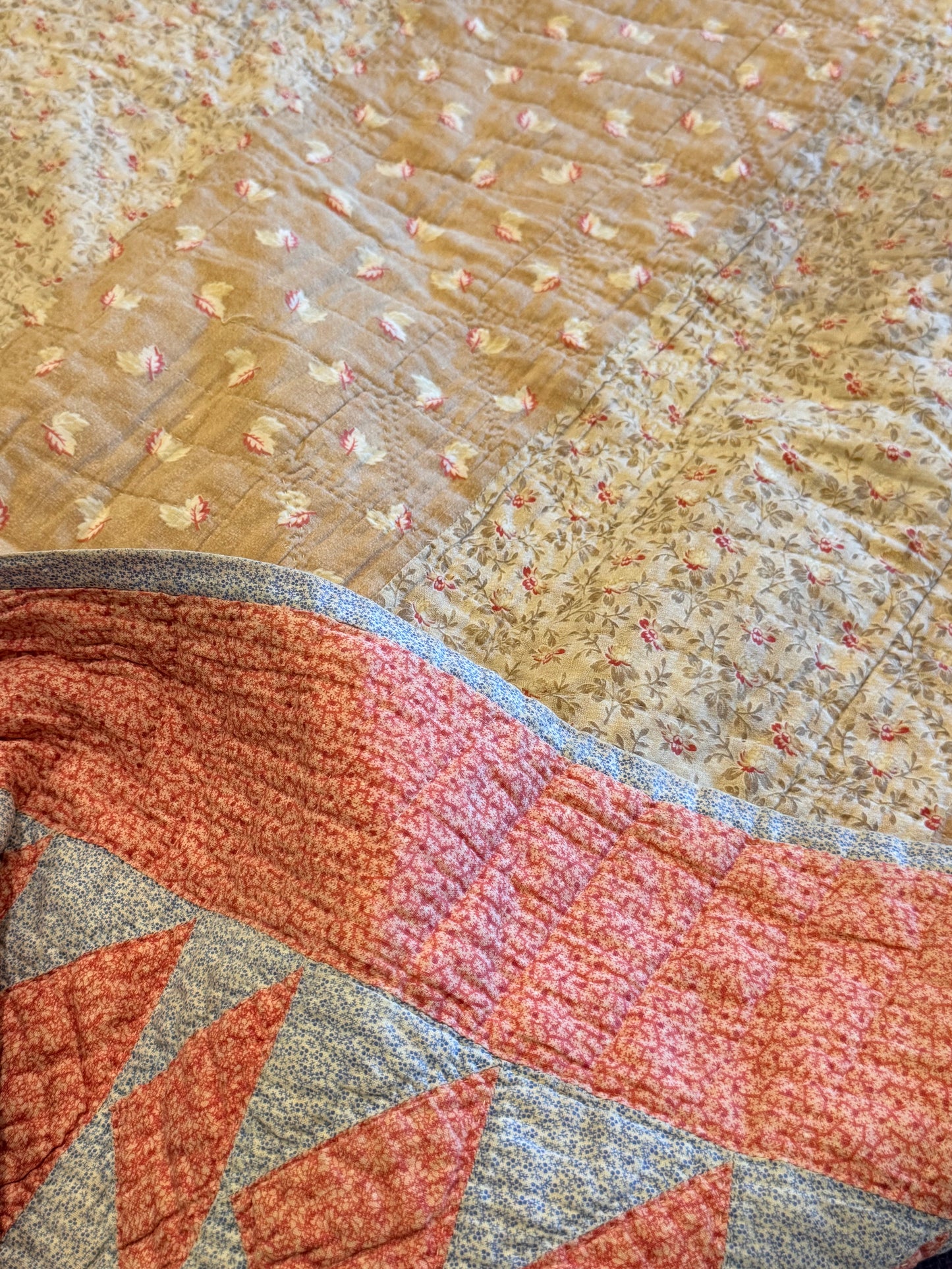 Original Flying Geese Crib or Wall Quilt