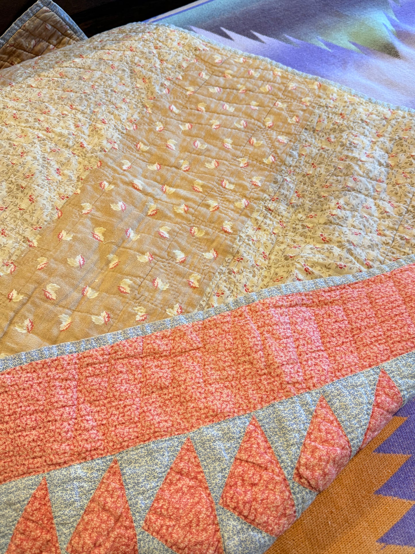 Original Flying Geese Crib or Wall Quilt