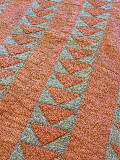 Original Flying Geese Crib or Wall Quilt