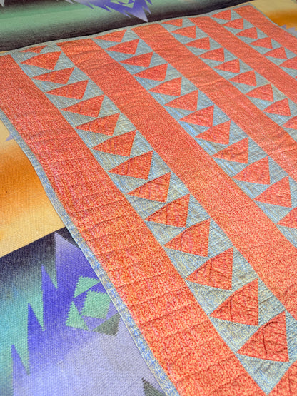 Original Flying Geese Crib or Wall Quilt