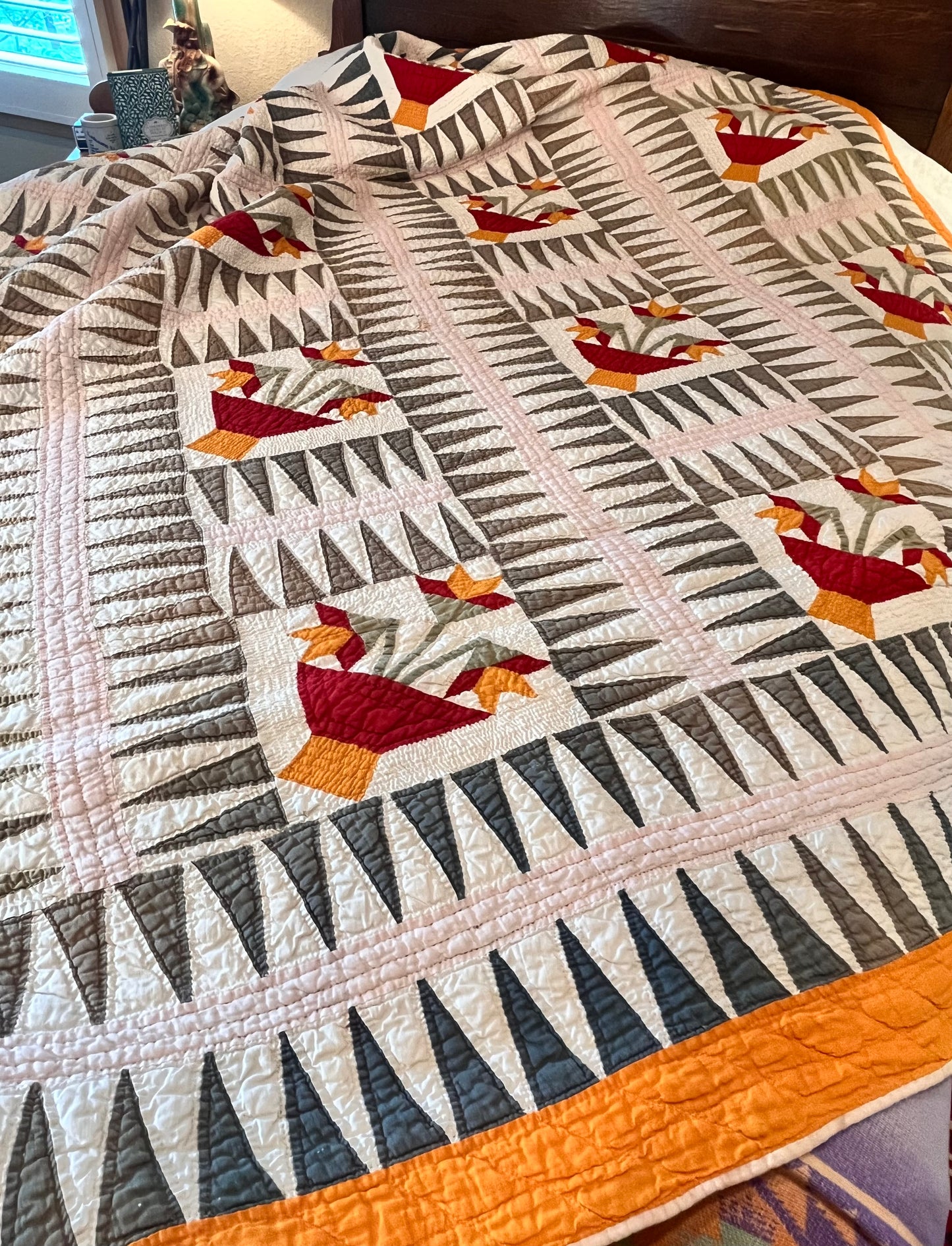 Sawtooth Rocky Mountain North Carolina Lily Quilt