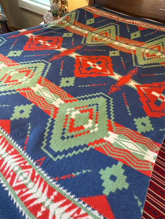 Vintage Southwest Beacon  Camp Blanket
