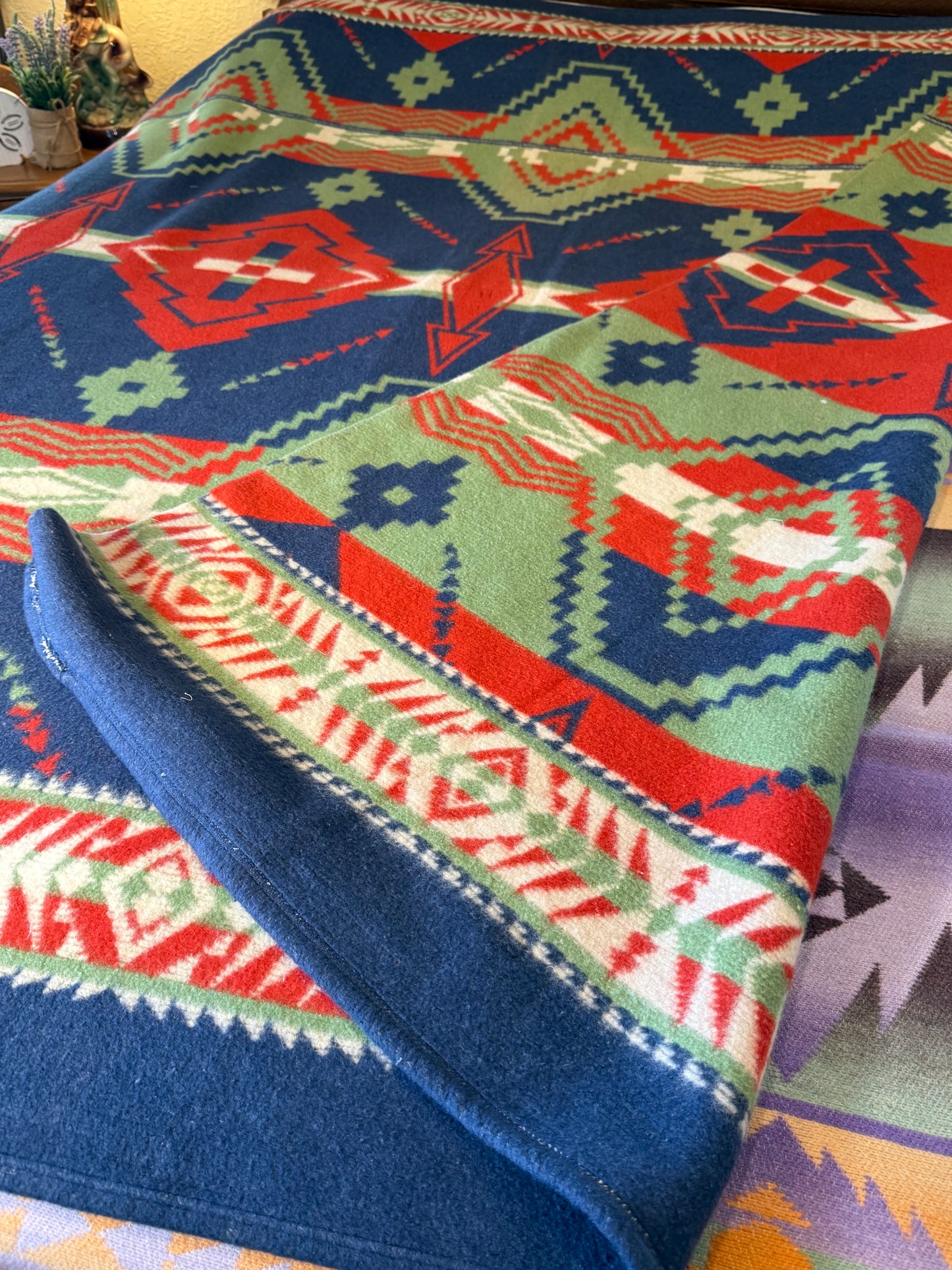 Vintage Southwest Beacon  Camp Blanket