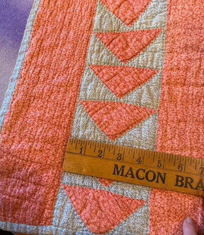 Original Flying Geese Crib or Wall Quilt
