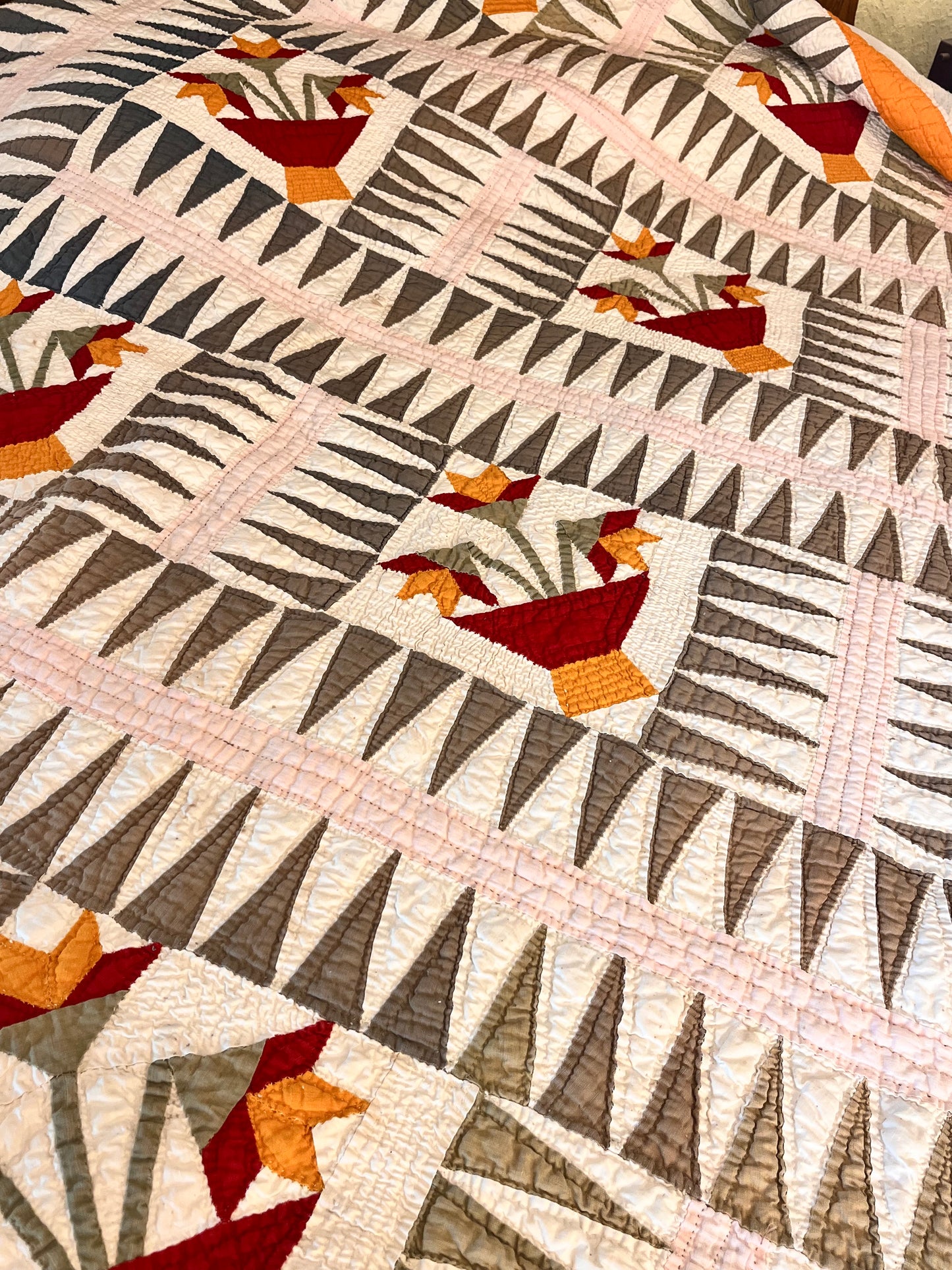 Sawtooth Rocky Mountain North Carolina Lily Quilt