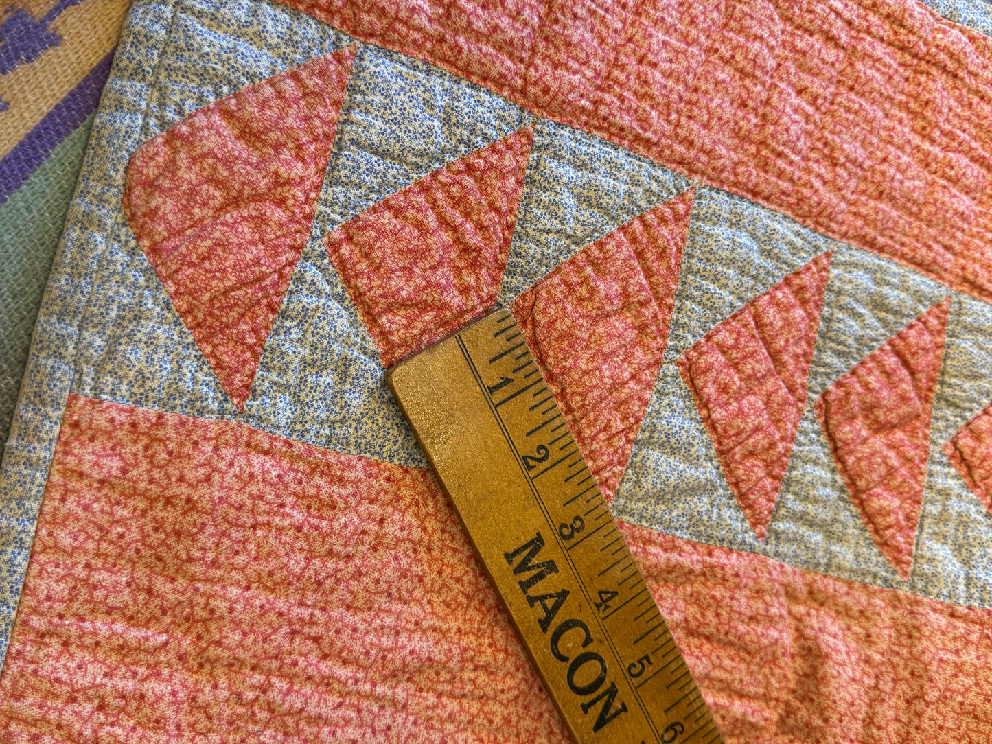 Original Flying Geese Crib or Wall Quilt