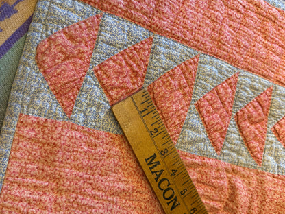Original Flying Geese Crib or Wall Quilt