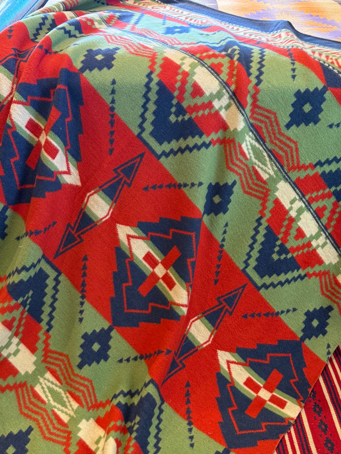 Vintage Southwest Beacon  Camp Blanket