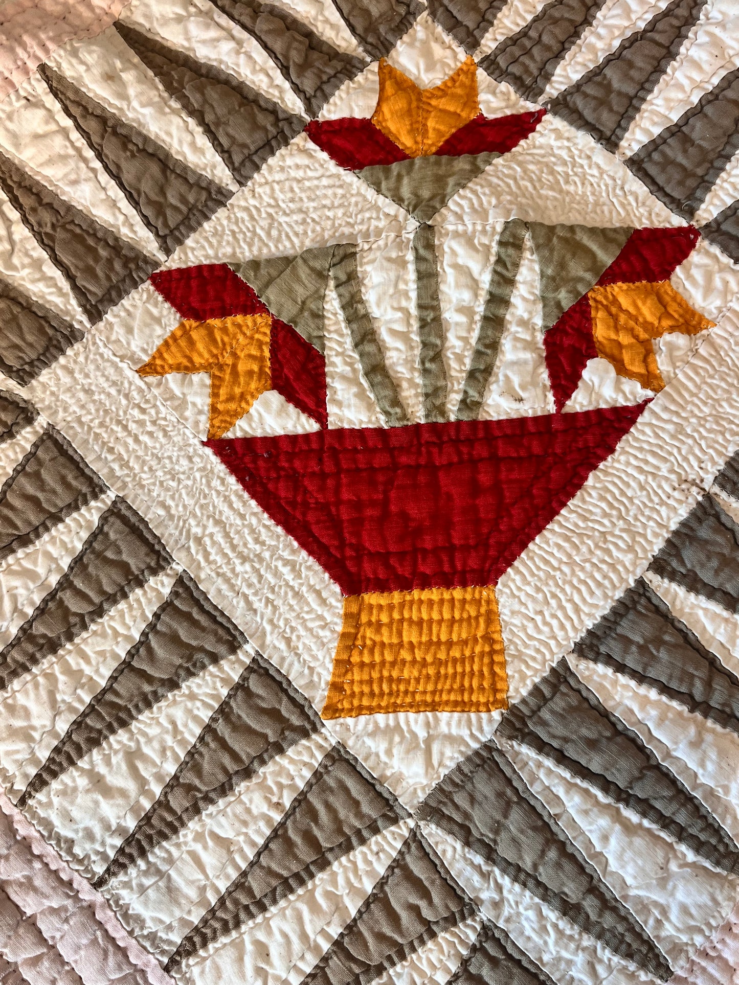 Sawtooth Rocky Mountain North Carolina Lily Quilt
