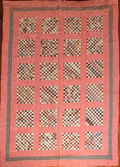 Superb Postage Stamp Patchwork Quilt