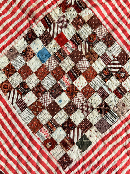 Superb Postage Stamp Patchwork Quilt