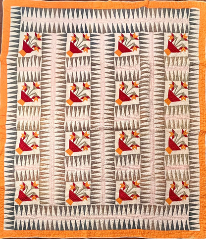 Sawtooth Rocky Mountain North Carolina Lily Quilt
