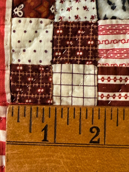 Superb Postage Stamp Patchwork Quilt