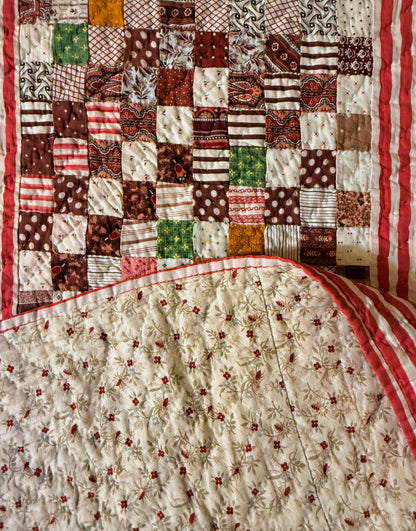 Superb Postage Stamp Patchwork Quilt