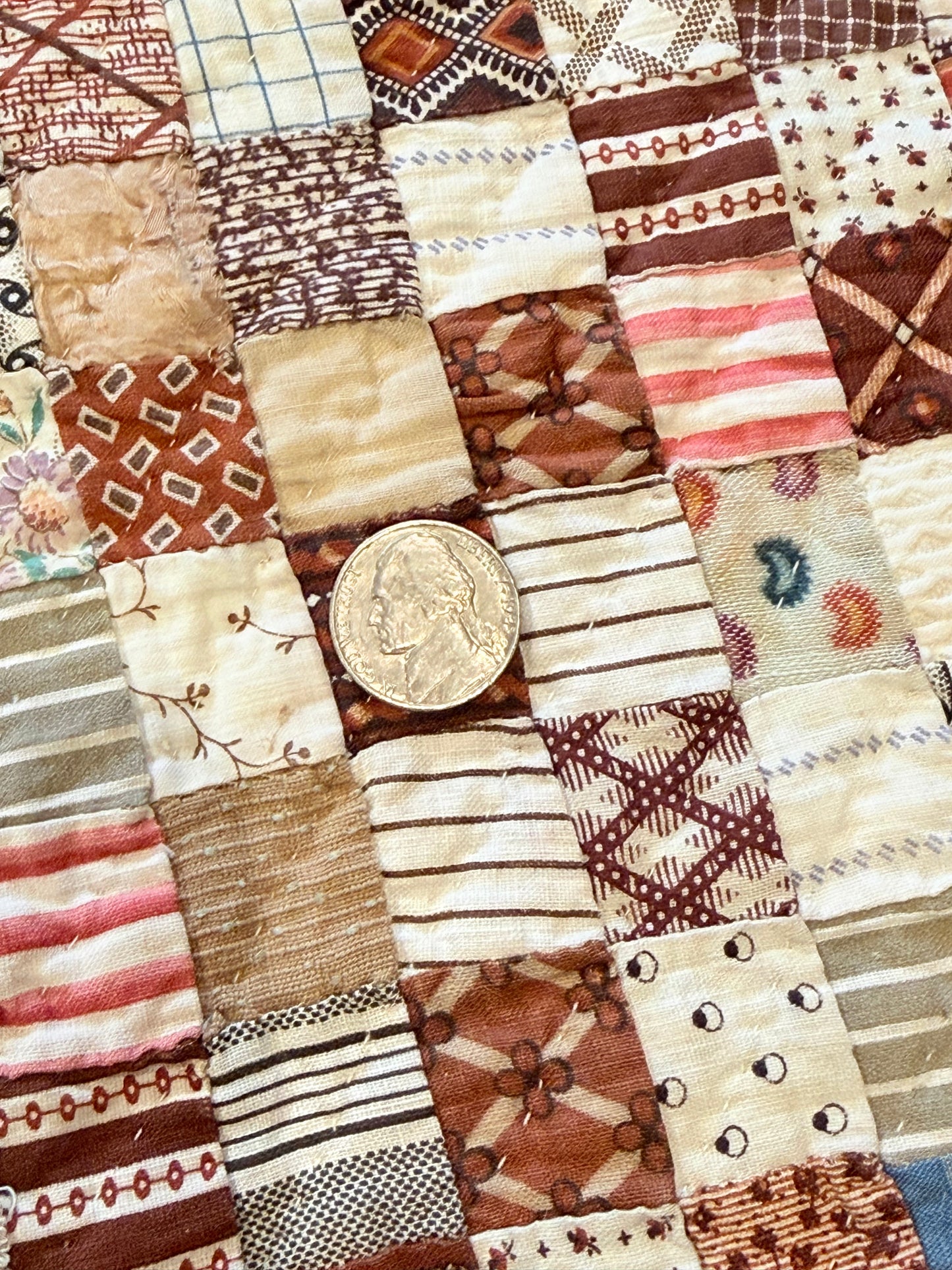 Superb Postage Stamp Patchwork Quilt