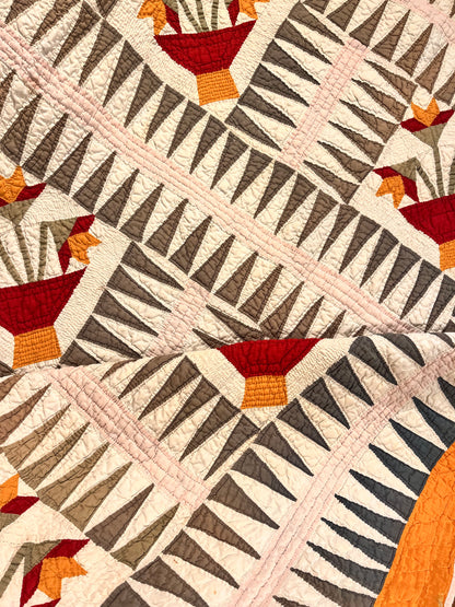 Sawtooth Rocky Mountain North Carolina Lily Quilt
