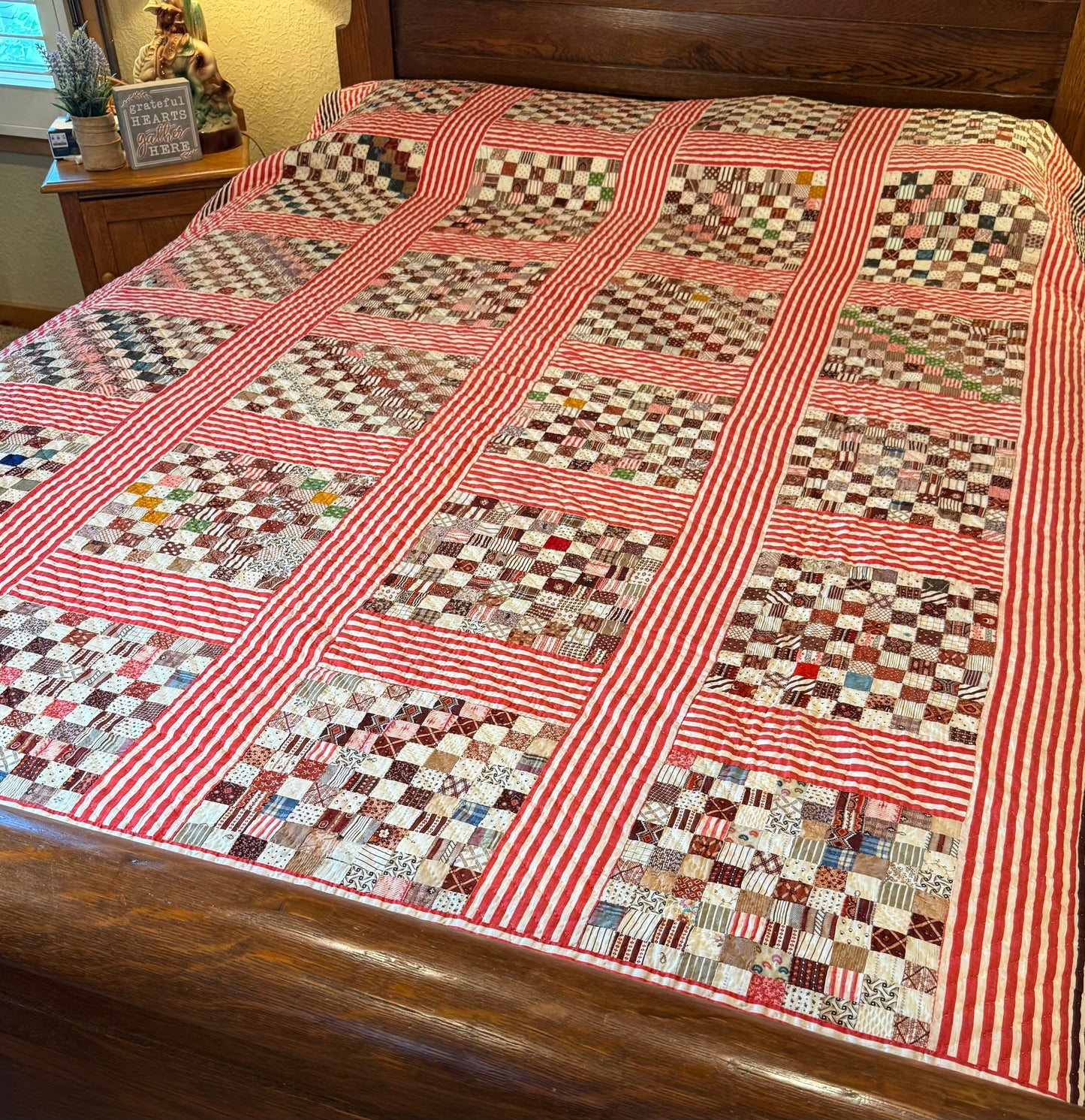 Superb Postage Stamp Patchwork Quilt