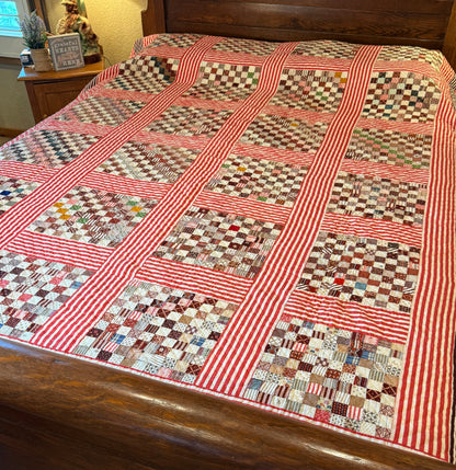 Superb Postage Stamp Patchwork Quilt