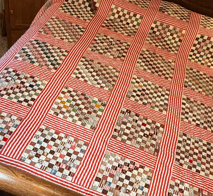Superb Postage Stamp Patchwork Quilt