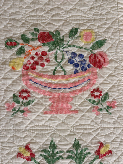 Baltimore Brides Vintage Quilt- Dated 1982 with makers name