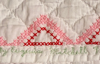 Baltimore Brides Vintage Quilt- Dated 1982 with makers name